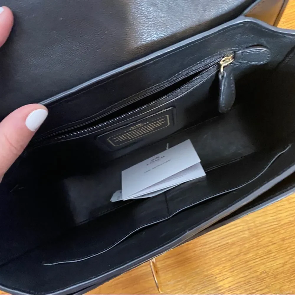 Coach Page Shoulder Bag in Ocelot Printed Haircalf F33636 Excellent cond… - Picture 9 of 14